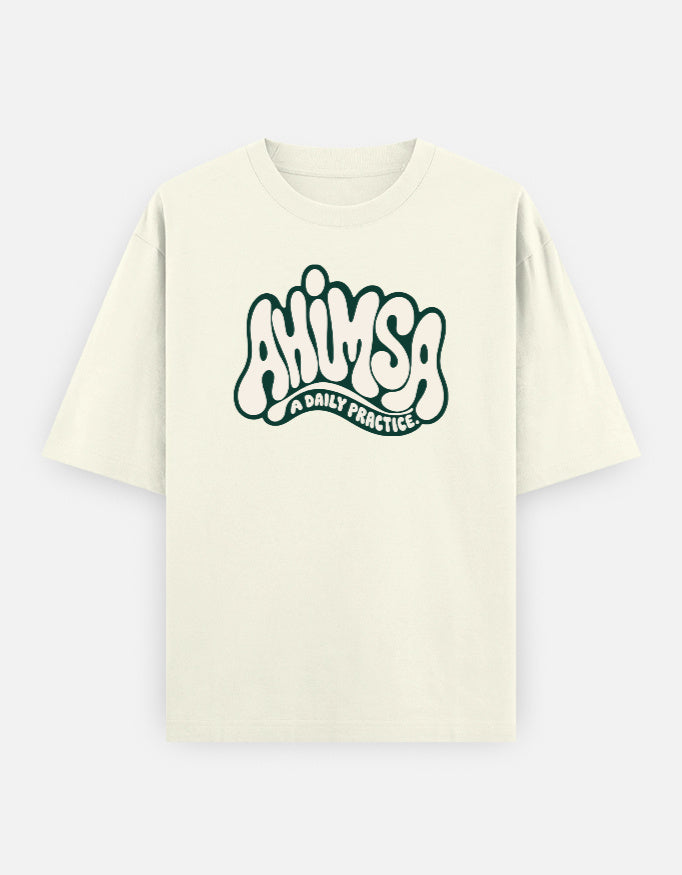 INT-Q03 Ahimsa, a daily practice — Off White UC22 front print, product 10546858590491